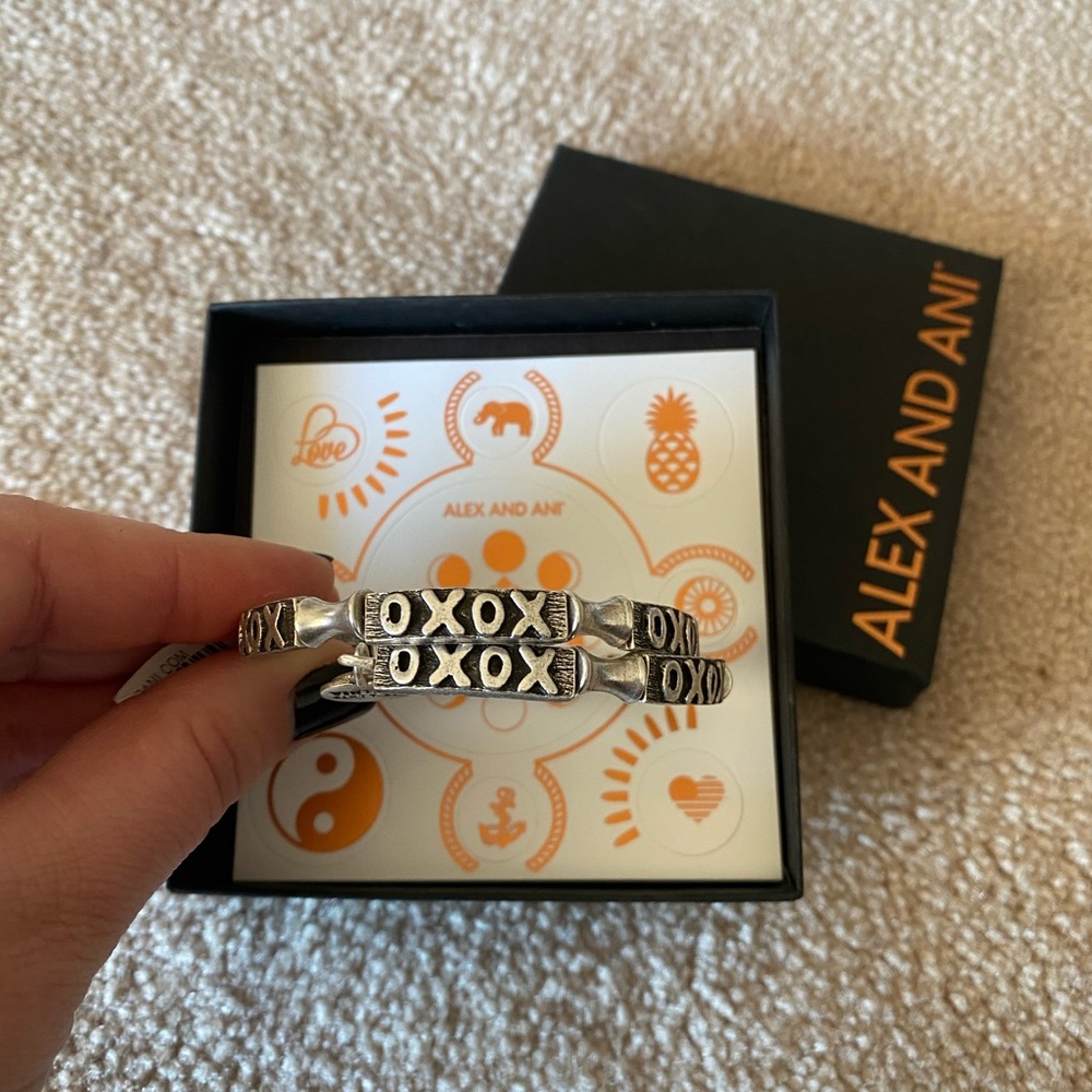 Alex and Ani “XO” Wrap Bracelet
